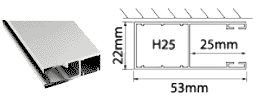 roller shutters guide rail